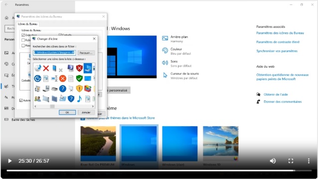Utilisateur en train de configurer les paramètres de Windows