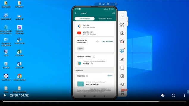 Contrôle Parentale de Microsoft sur SmartPhone